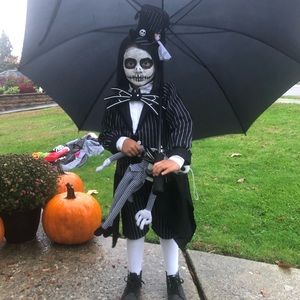 Girl jack skellington costume